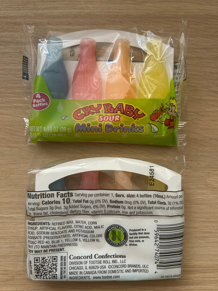 Cry Baby Sour 4 pack GF