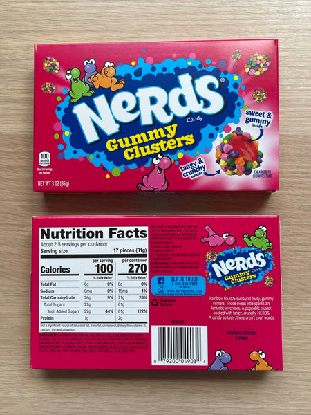 Nerds Gummy Clusters Box